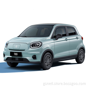 Lithium Iron Phosphate Battery 2023 Latest Version LeapMotor T03 5doos 4seats Pure Electric Vehicle New Energy Mini Ev Car